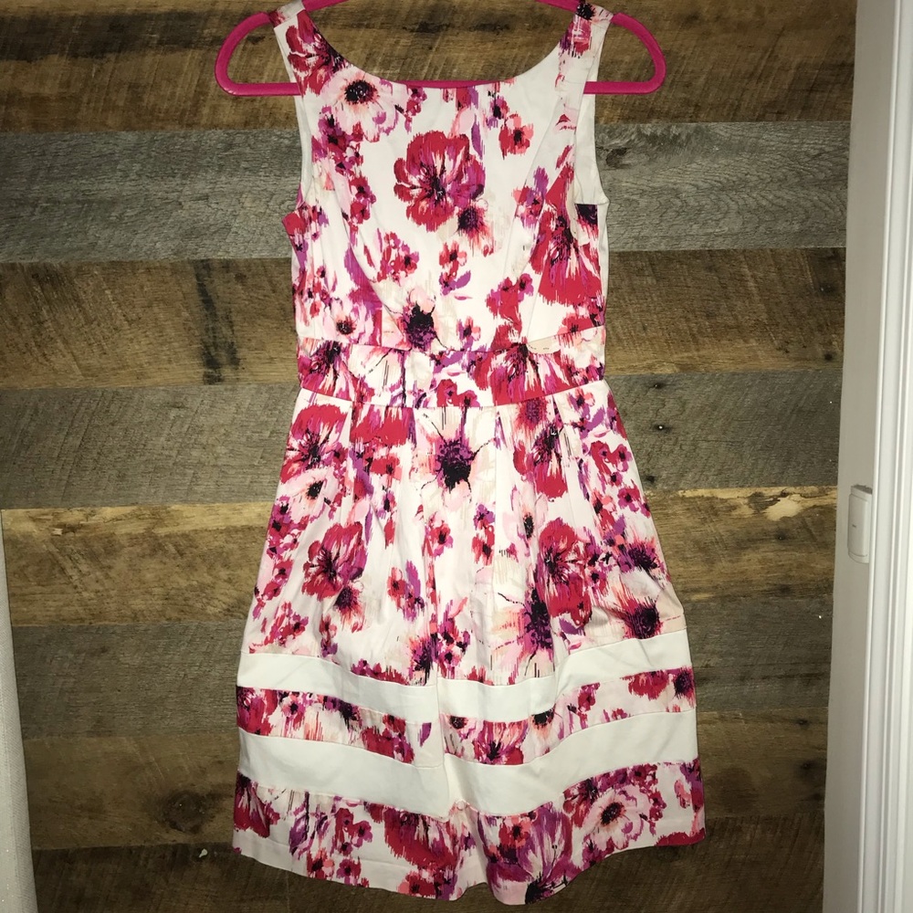 White House Black Market floral dress.